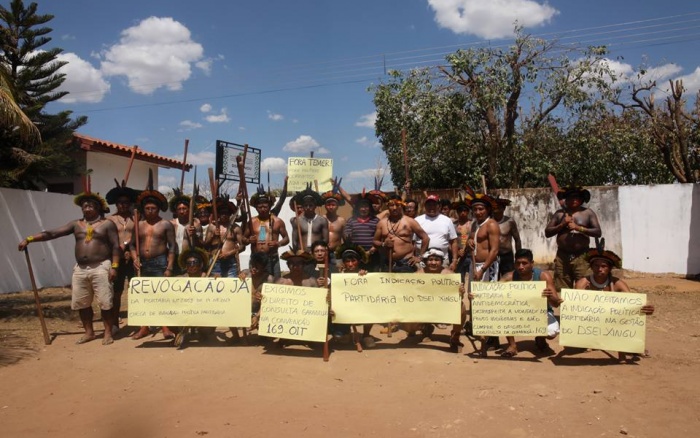 Xinguanos ocupam pacificamente o Dsei de Canarana (MT) desde o dia 25 de agosto|Kamikiá Kisêdjê