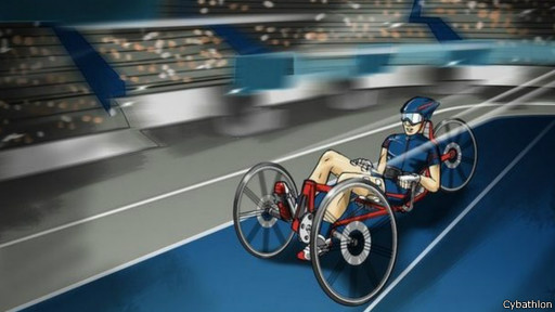 corrida de cadeira de rodas